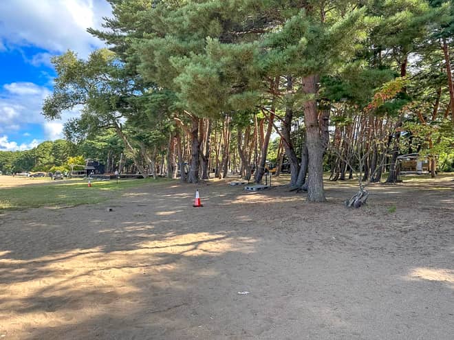 AC電源サイト「天神浜オートキャンプ場」