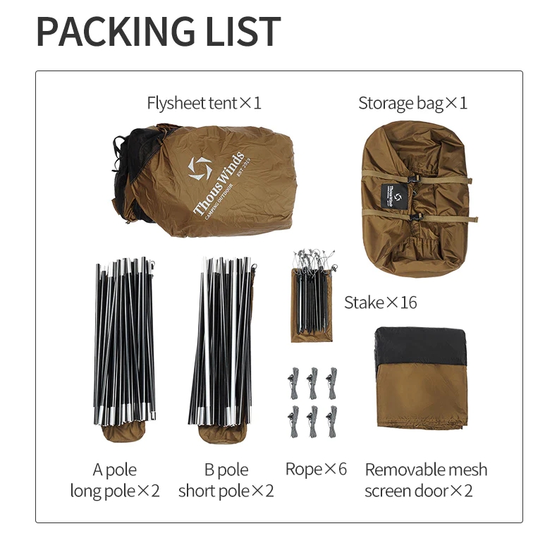 Thous Winds Cancer Tent セット内容