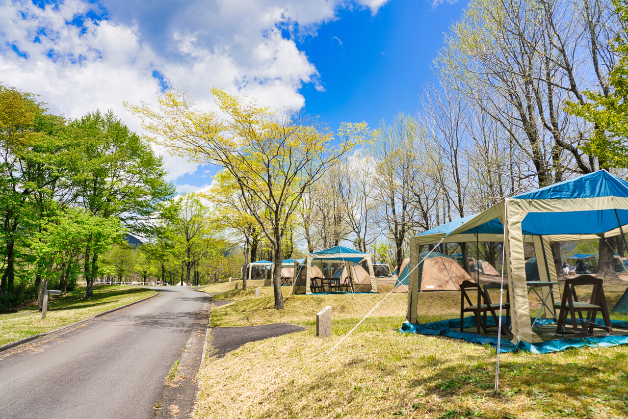 オートキャンプ場のイメージ