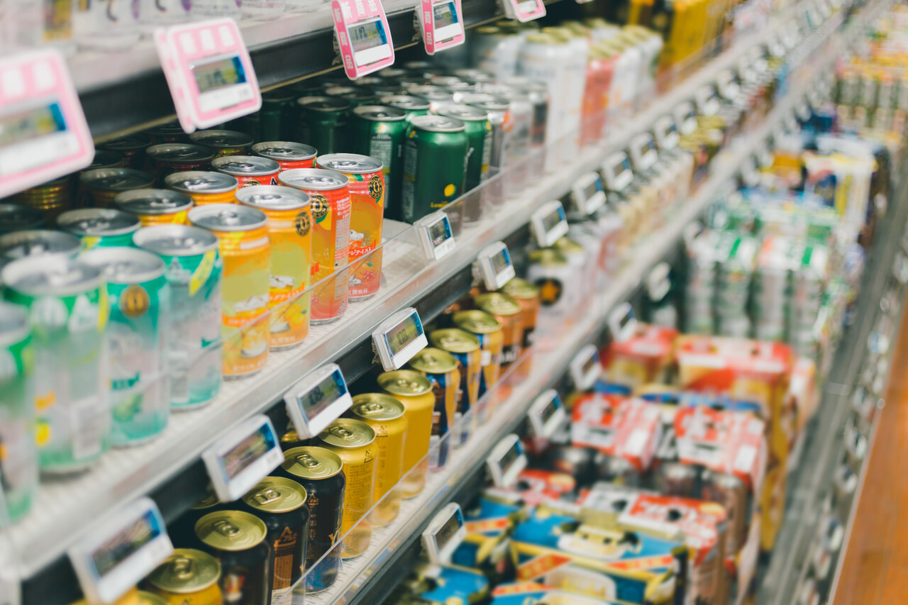 スーパーのお酒コーナー