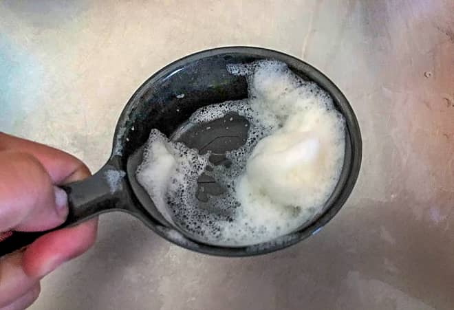 ブービーミニスキレットを洗う