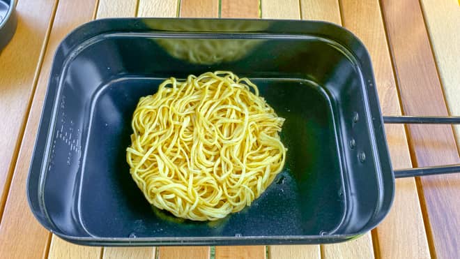 メスティンL乾麺
