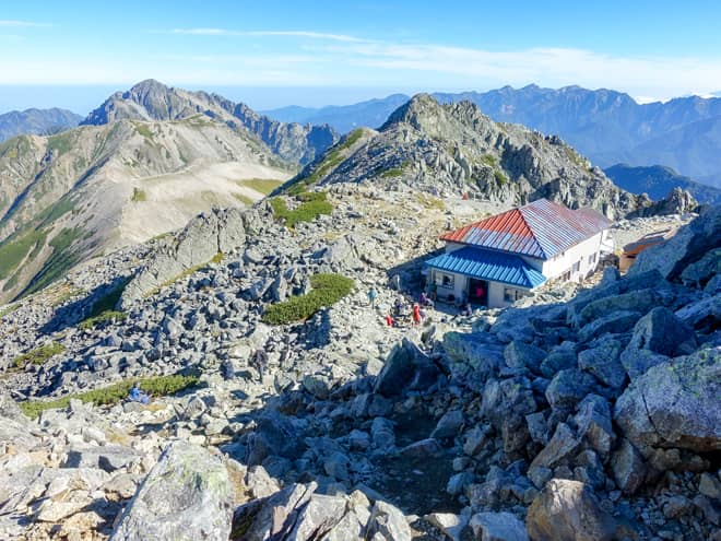 大汝休憩所が見えてきました