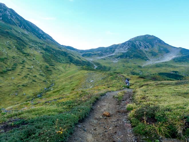 段々と勾配が強くなっていきますが