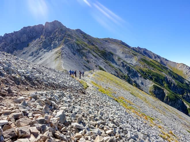 立山三山を縦走する健脚者向けのコースです