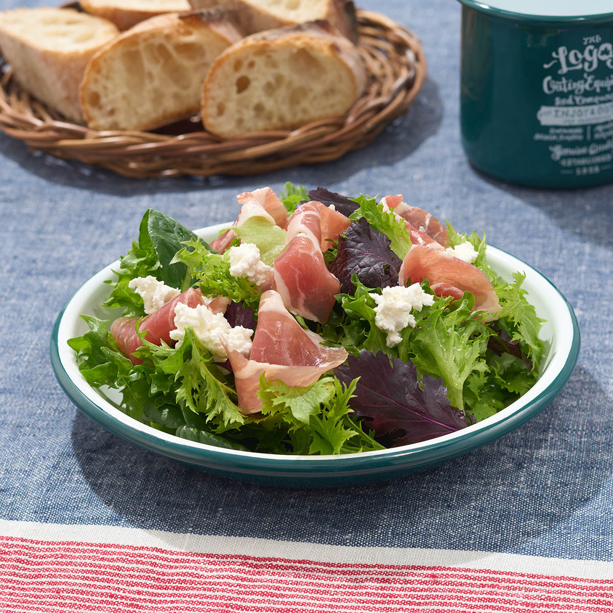 LOGOS クラシコホーロー サラダプレート