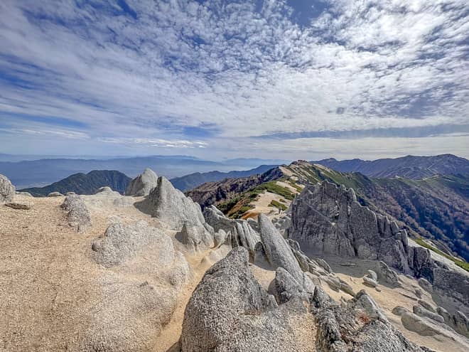 実際に登山アプリのログや