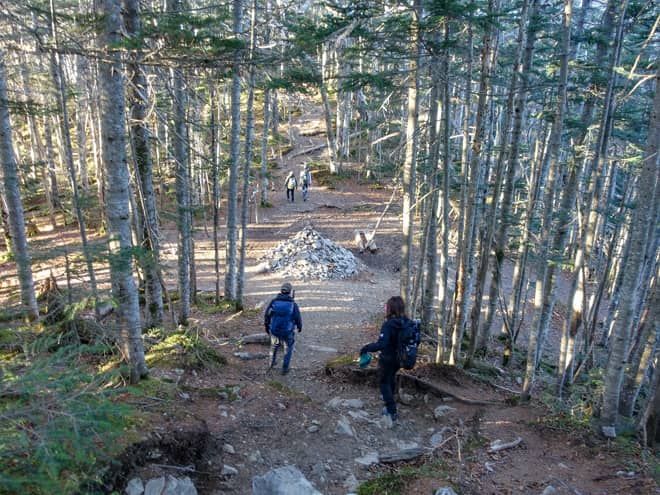 朝日峠に到着です