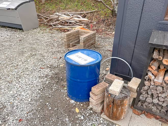 灰捨て場マリンベース西伊豆