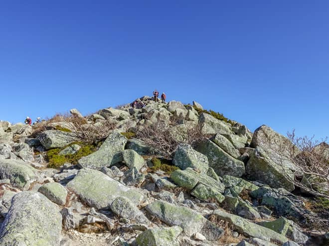 金峰山山頂からの景色