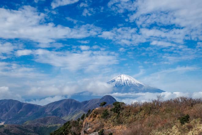 明神ヶ岳山頂からの景色