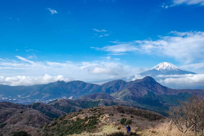 稜線歩きをお手軽に体験したい方にお勧めの富士山ドーンの山
