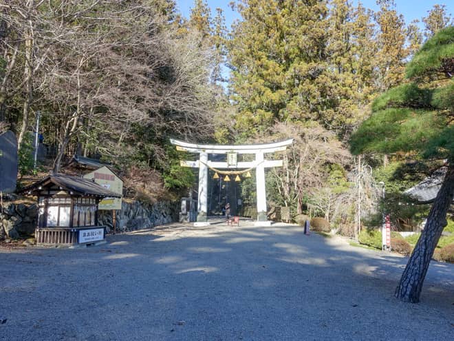 あっという間に宝登山神社本殿に到着です
