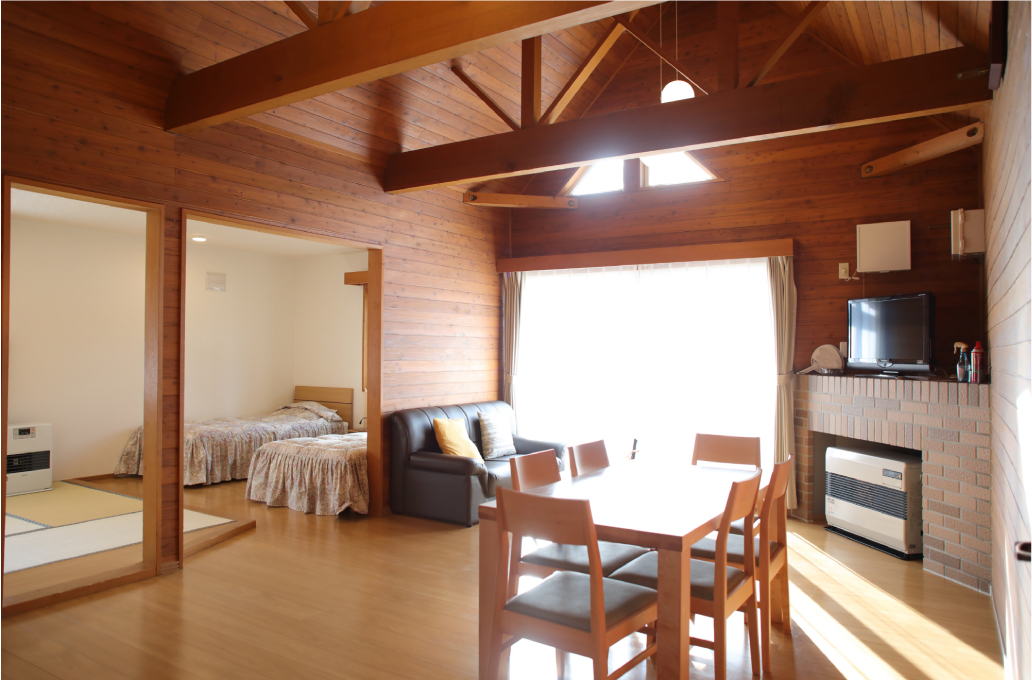 ピンネシリヴィレッジファームパーク 4名用コテージ