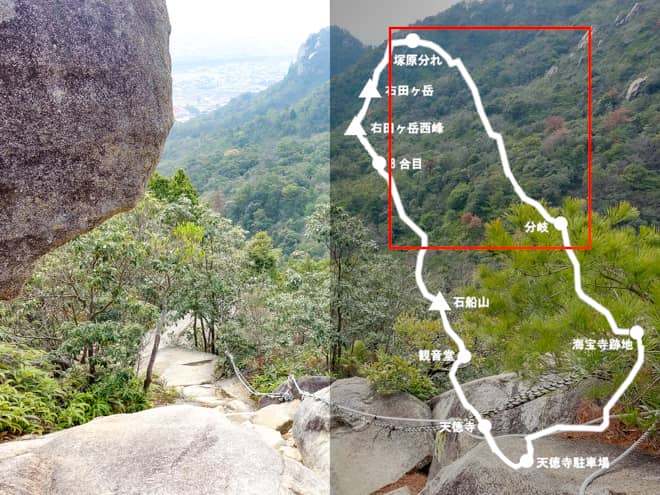 塚原分れ-→-分岐