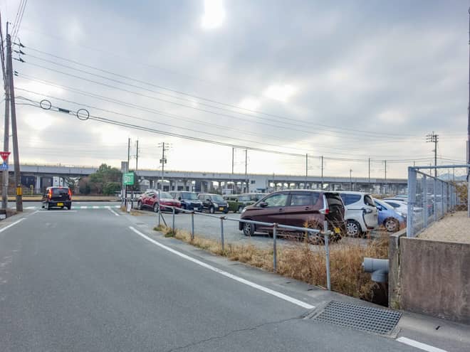 天徳寺駐車場に到着です