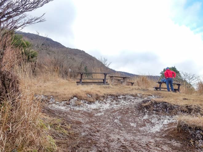 馬ノ背見晴台に到着です
