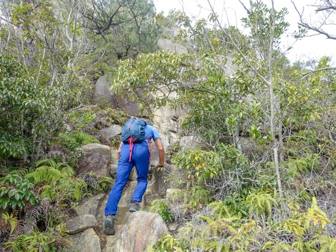 1つ1つの岩が巨大なため