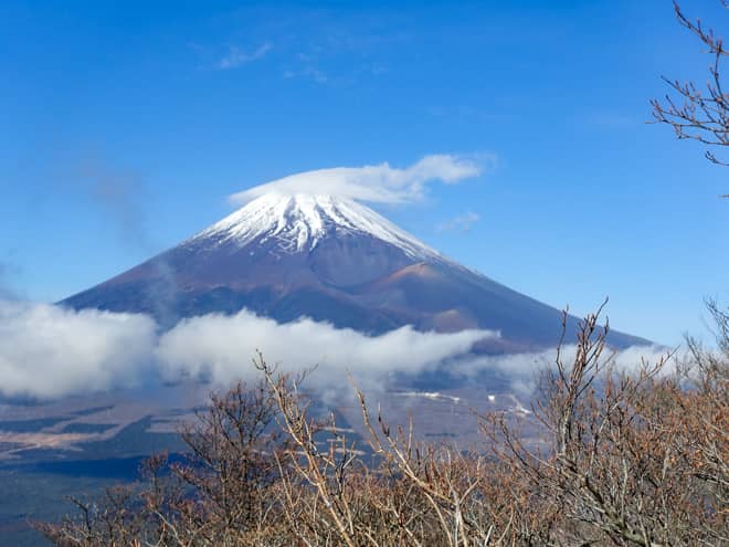 富士山が絶景の山として人気で