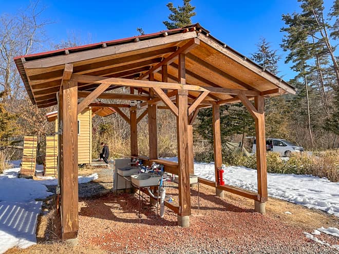 炊事場「八ヶ岳Air-ground」