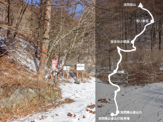 登山コースは複数ありますが