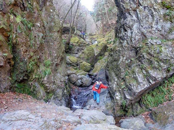 ゴルジュは2か所あり