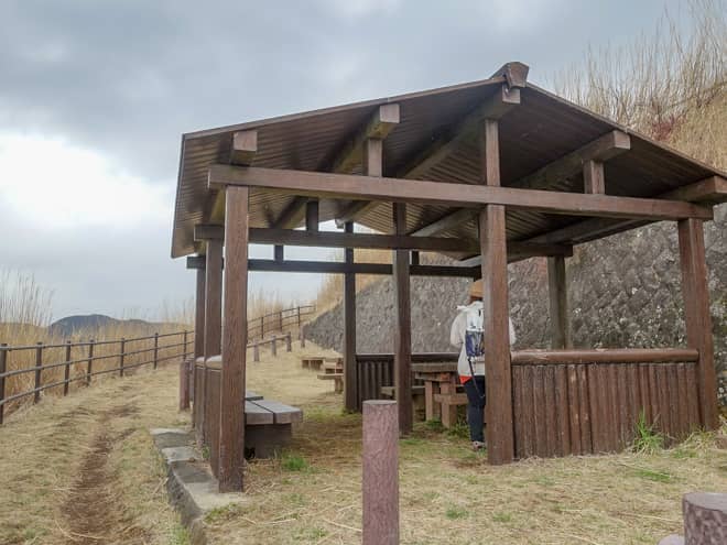 休憩所に到着です