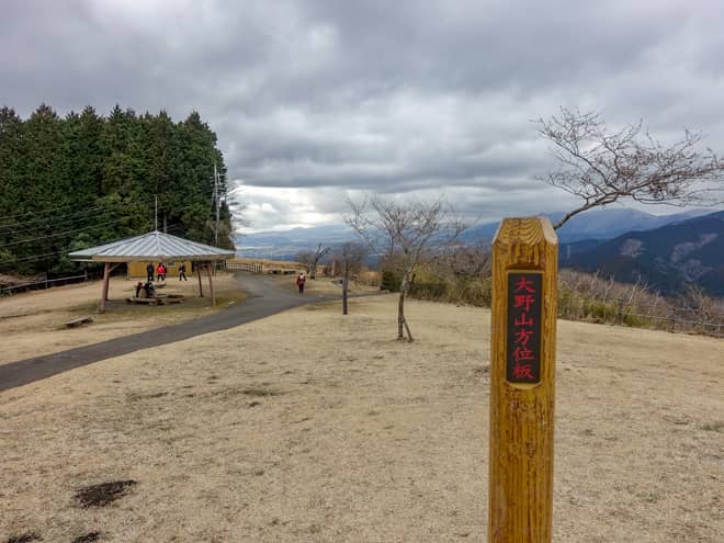 大野山山頂からの景色