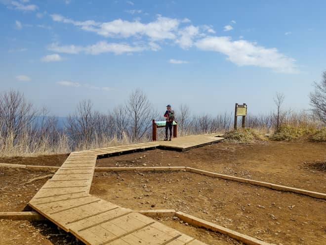 棒ノ折山山頂からの景色