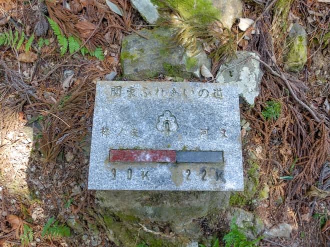 登山道でもある「関東のふれあいの道」