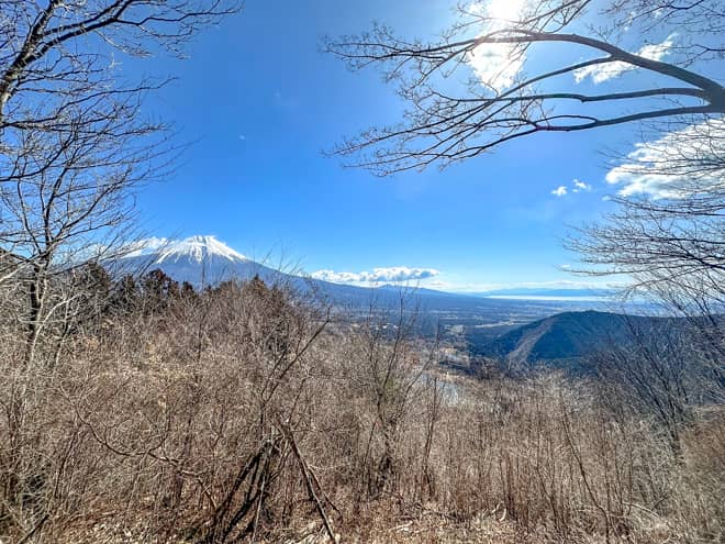 2つ目の展望スポットからも富士山を眺めることが出来ます