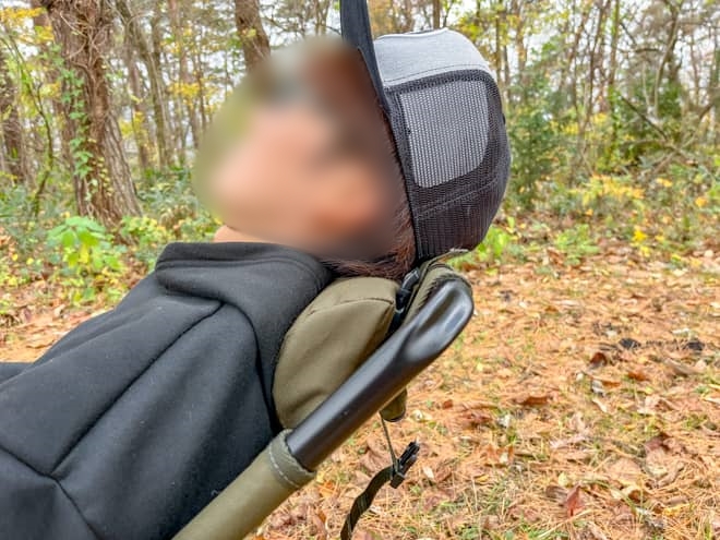 WAQリクライニングローチェアのヘッドレスト