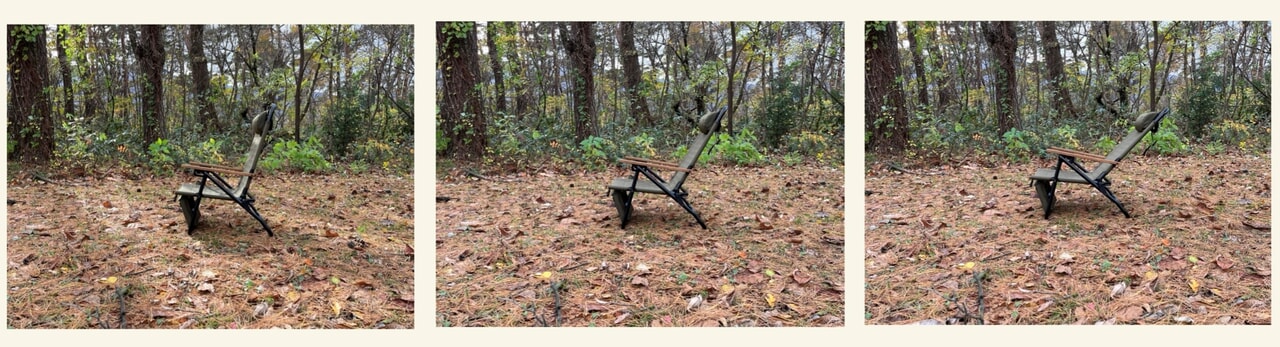 WAQリクライニングローチェアの切り替え