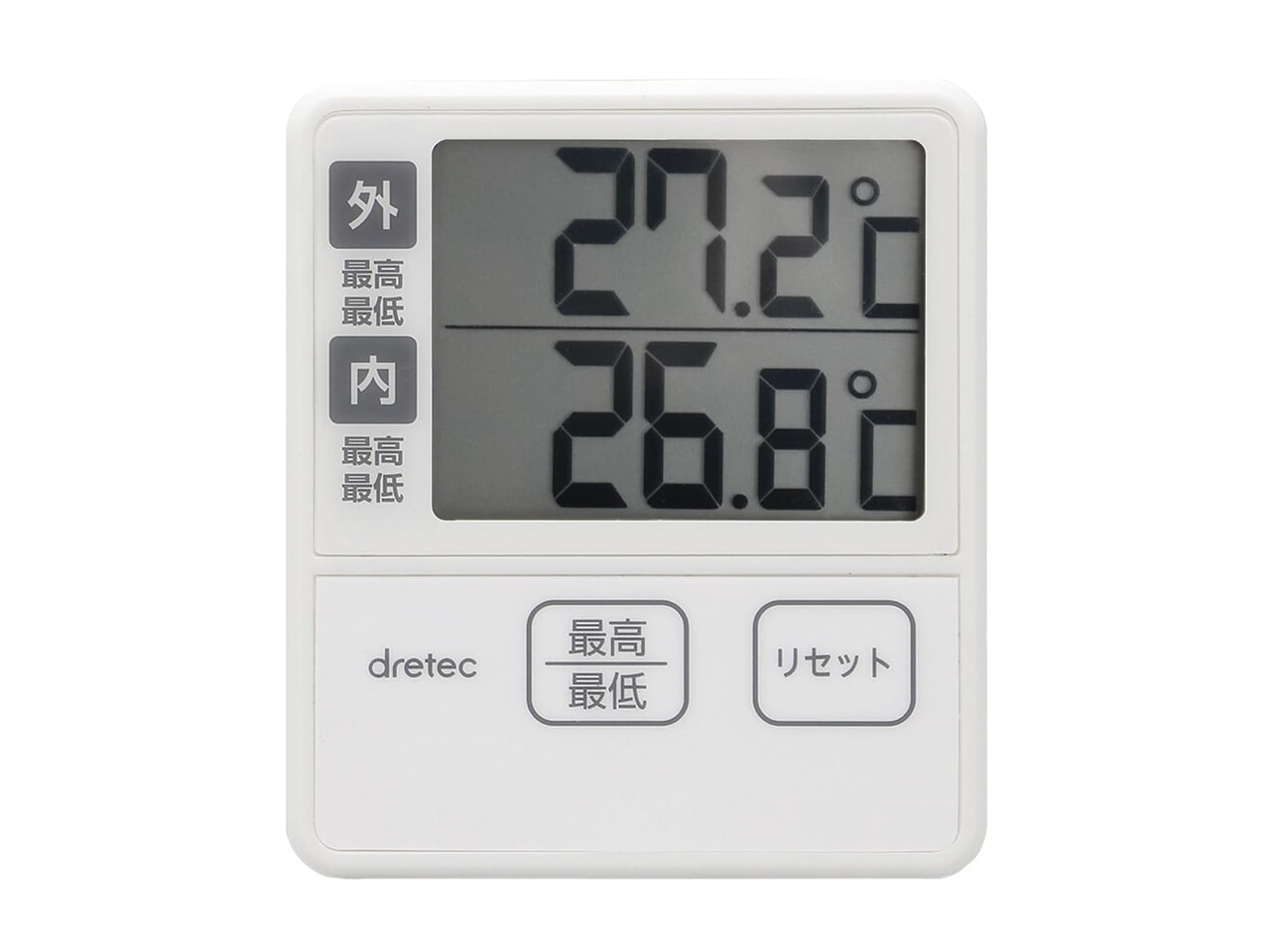 ドリテック 室内室外温度計