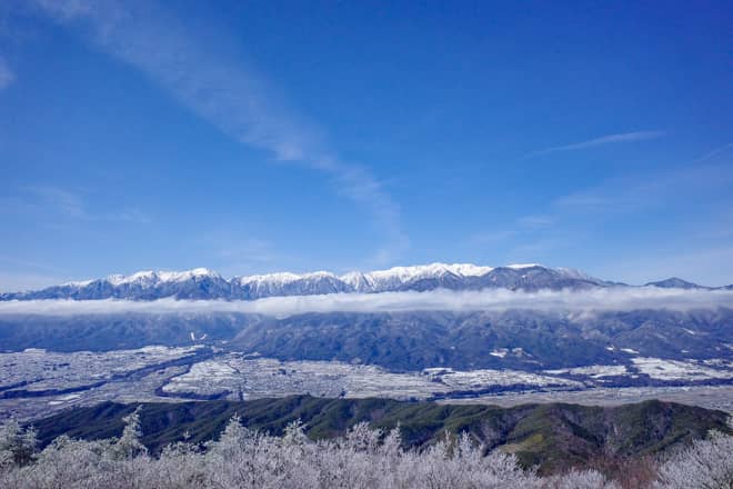高烏谷山山頂からの景色