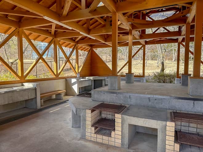 炊事場田貫湖キャンプ場