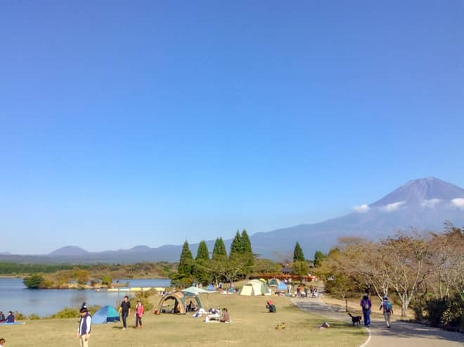 富士山と田貫湖を一望できる抜群のロケーション