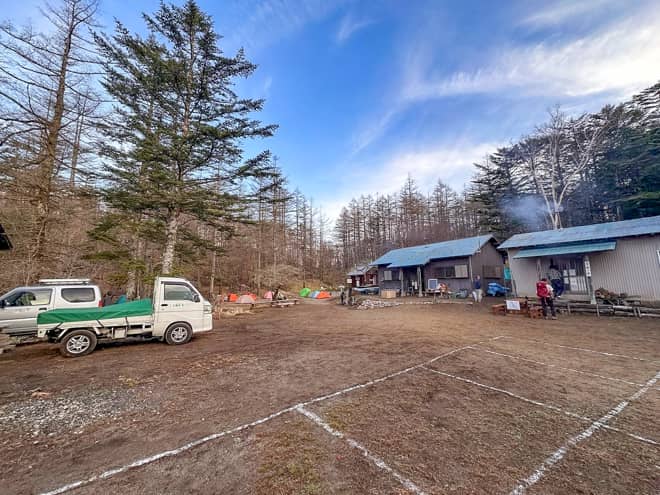 「笠取小屋」の施設案内