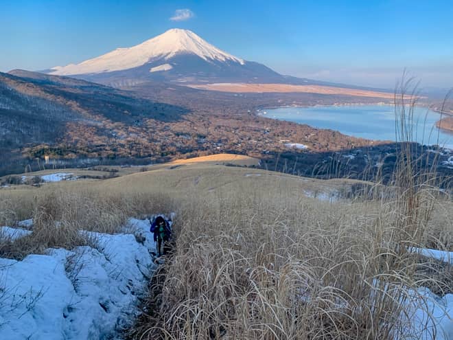 このコースはたったの30分で登頂