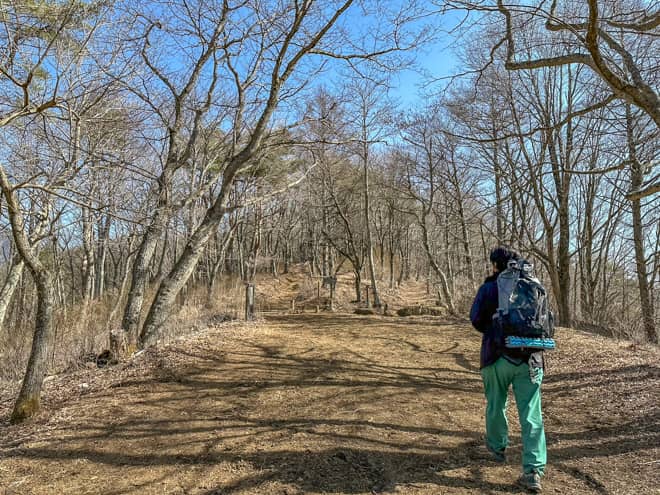 このコースは駐車場までの道のりがネックですが