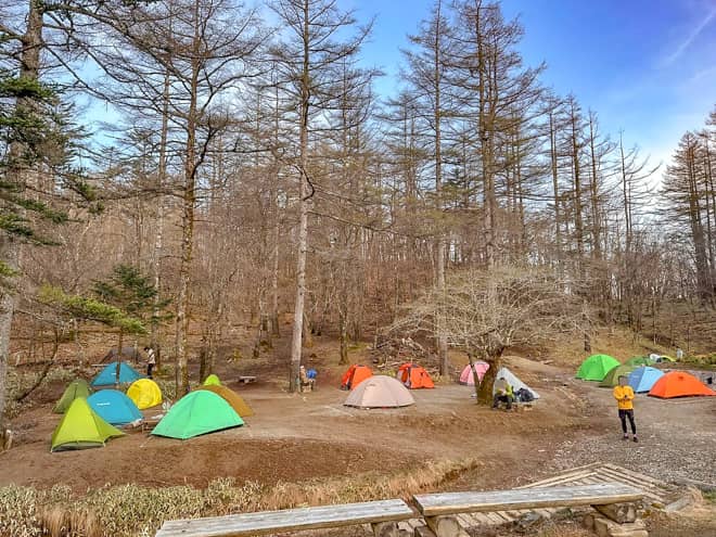 トイレの前方にあるエリア