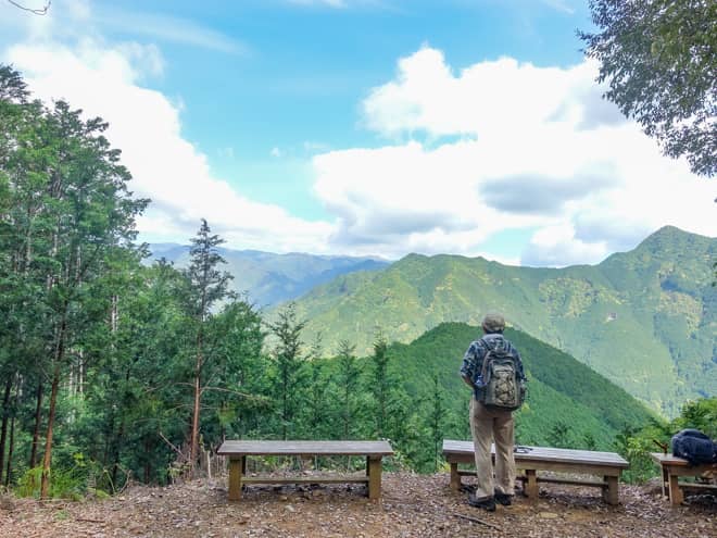 案内板のある場所には展望スポット