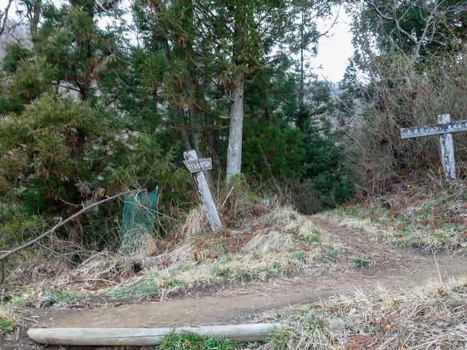 登山中は至るところにベンチ