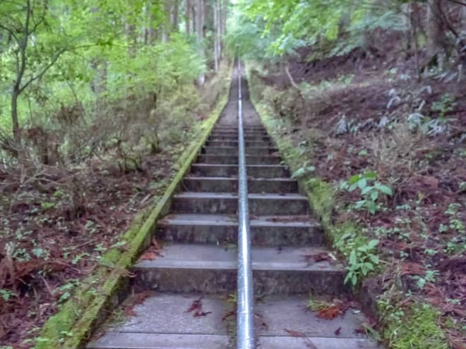 石割山山頂まで70分程度