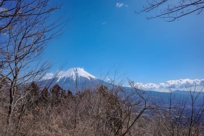 富士山が美しく見える絶景ポイント長者が岳