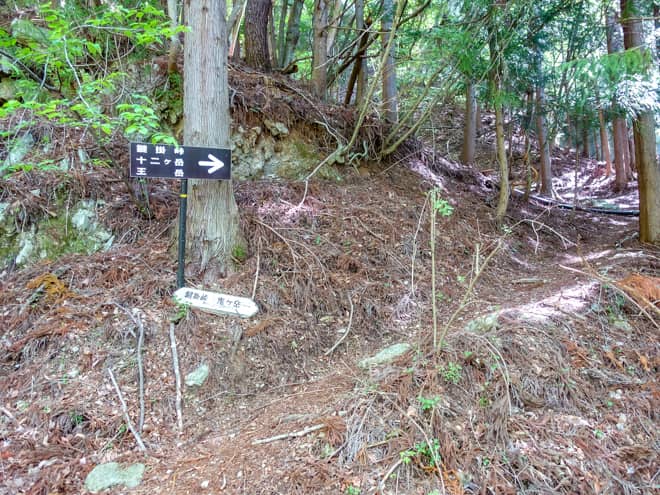 鍵掛峠登山口に到着です