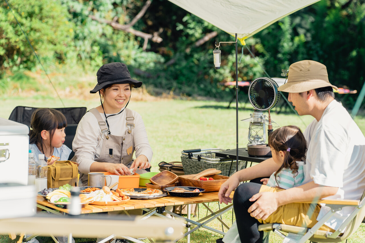 夏キャンプのイメージ