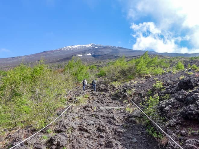 宝永山周辺は何も遮るものが無く