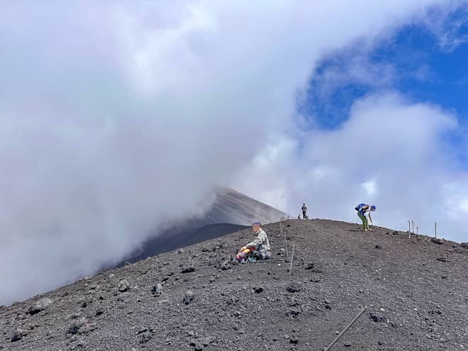 宝永山山頂からの景色