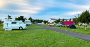 北海道しべつ海の公園オートキャンプ場レビュー｜海釣りもできてサケやマスが釣れるかも！